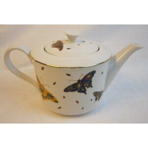 Skye McGhie Dawn Oman Porcelain Butterfly Teapot